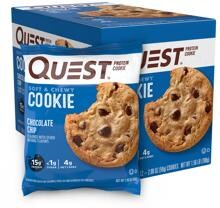 Quest Nutrition Protein Cookies, 12 x 58/59 g Cookie