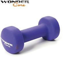 Wonder Core Neoprene Dumbbell Purple, 2.0 kg Hantel (WOC008)