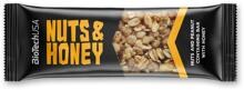 BioTech USA Nuts & Honey, 28 x 35 g Riegel