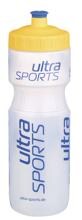 Ultra Sports Trinkflasche, transparent, 600 ml