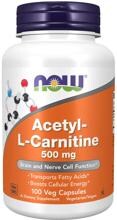Now Foods Acetyl L-Carnitin 500mg, 100 Kapseln