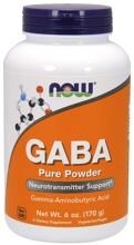 Now Foods Gaba Powder, 170 g Dose, Unflavored