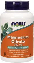 Now Foods Magnesium Citrat 200mg, 100 Tabletten