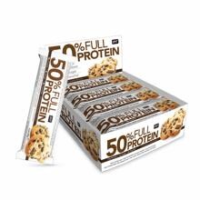 QNT 50% Full Protein Bar, 12 x 50 g Riegel, Chocolate Cookie