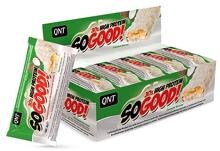QNT So Good Protein Bar, 15 x 60 g Riegel, White Chocolate & Coconut