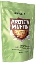 BioTech USA Protein Brownie Basispulver, 750 g Beutel, Weisse Schokolade
