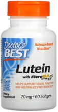 Doctor's Best Lutein with FloraGlo Lutein, 60 Softgels