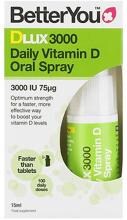 BetterYou D3000 Daily Vitamin D Oral Spray, 15 ml Zerstäuber, Peppermint