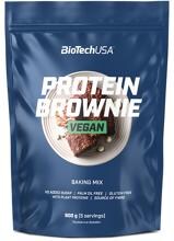 BioTech USA Vegan Protein Brownie Backmischung, 600 g Beutel